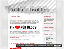Tablet Screenshot of blog.parasight.de